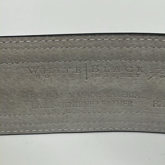 White House Black Market Wide Stretchy Snap Belt RN111459 Size Medium - Picture 3 of 7
